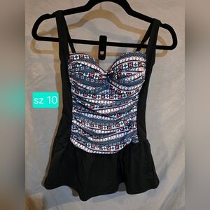 Emerald Bay Swim Dress W/built In Bra